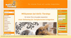 Desktop Screenshot of kellis-tiershop.de